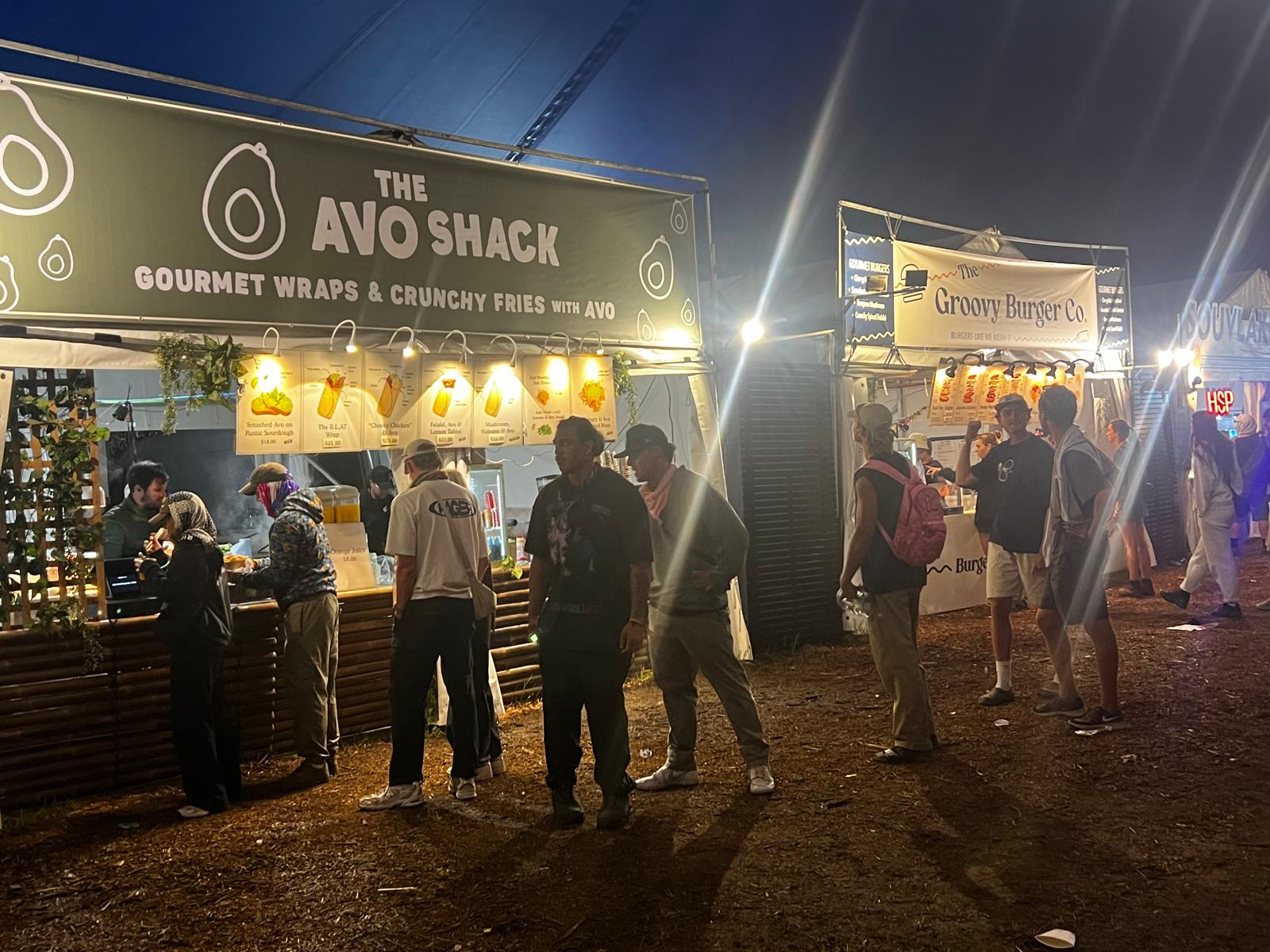 The Avo Shack at Beyond the Valley festival